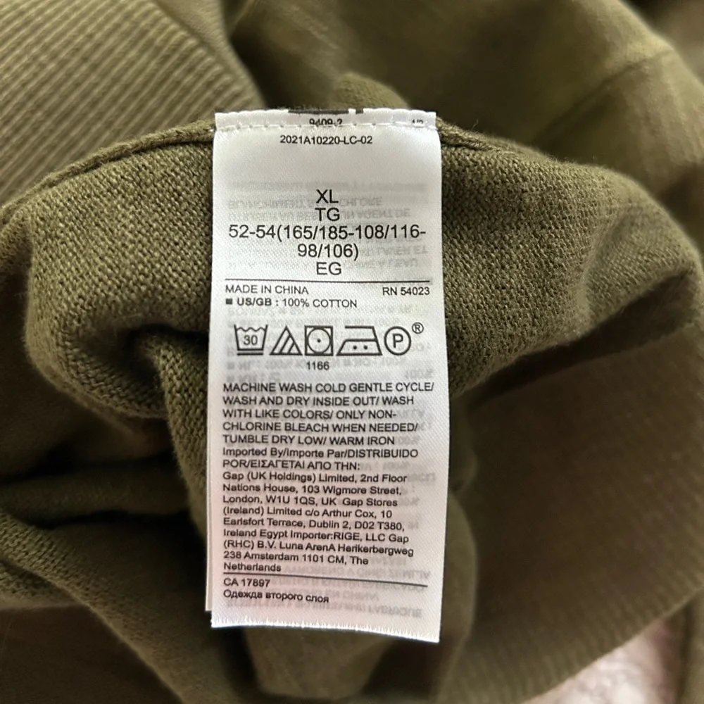 Banana Republic Olive Green Crewneck Sweater